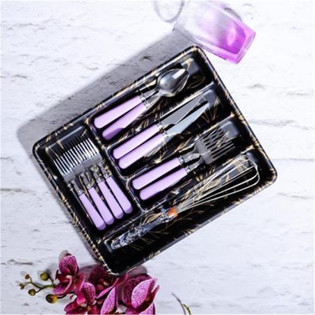 Rangement Couverts de Table Marbré