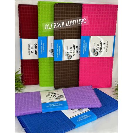 Tapis égouttoir microfibre 38cm x 50cm.