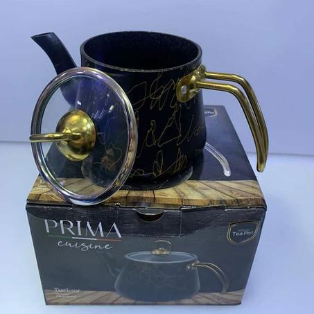 Théière en granit décoré