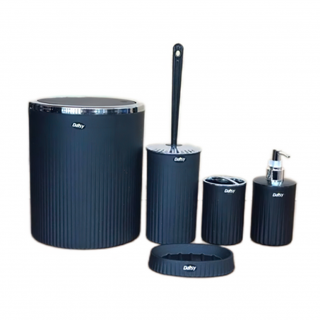 Set de 5 accessoires de salle de bain