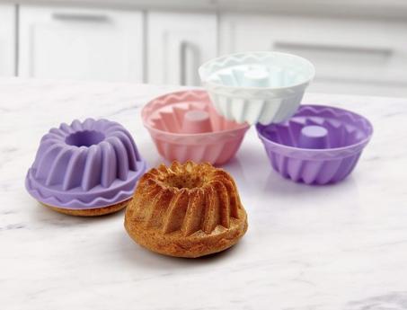 Ensemble de moule à gâteau en silicone citrouille (6 pcs)