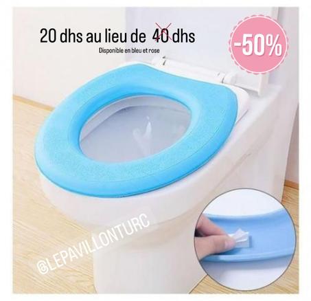 Couverture de toilette.