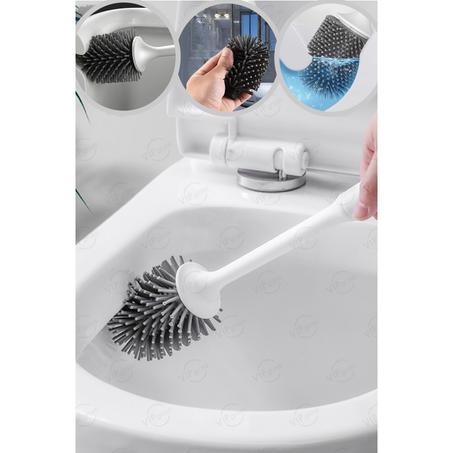 Brosse WC en silicone antibactérien