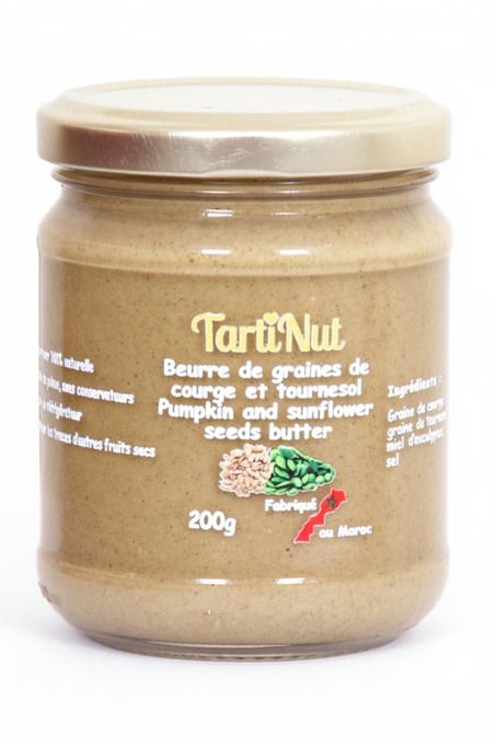 Beurre de graine de courge et de tournesol (sans miel)