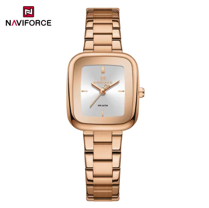 New NAVIFORCE NF5075 Woman Quartz Watch Waterproof High Quality Ladies