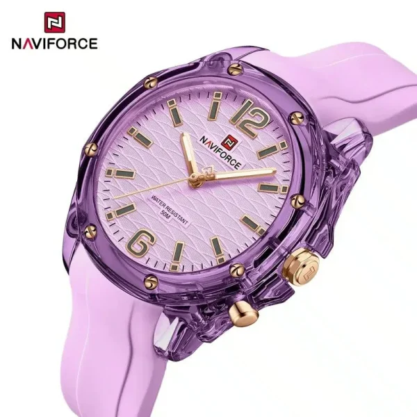 Naviforce NF6103 Watch luxury quartz watch designed for women, often characterized by its sporty yet elegant aesthetic.