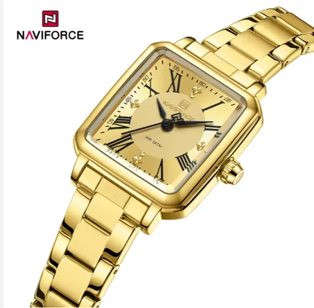 The NAVIFORCE NF5065 is a ladies' quartz wristwatch