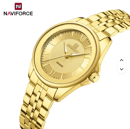 NAVIFORCE 5067 Stainless Steel Quartz Standard Fashion Lady Original Luminous Quartz Watch