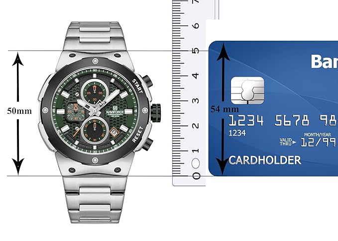 NAVIFORCE NF8072 Men’s Military Style Multifunctional Analog Watch