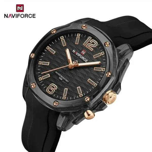 Naviforce NF6103 Watch luxury quartz watch designed for women, often characterized by its sporty yet elegant aesthetic.