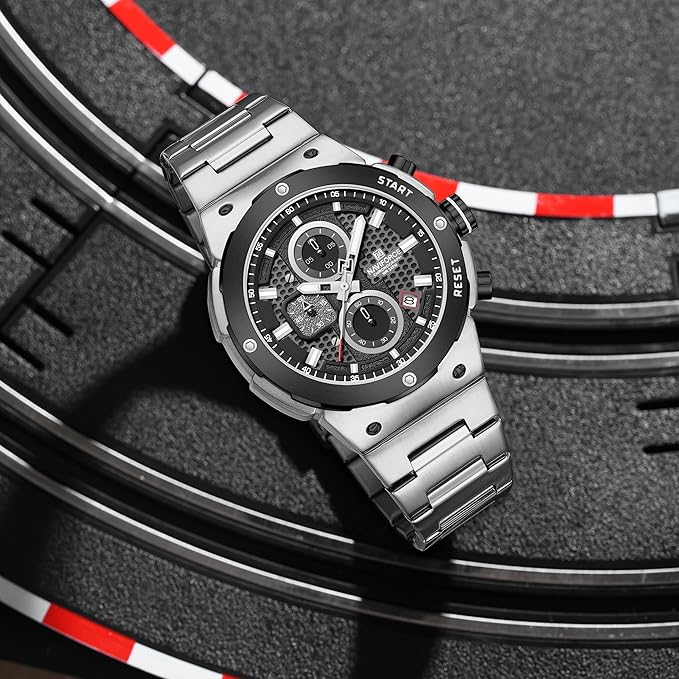 NAVIFORCE NF8072 Men’s Military Style Multifunctional Analog Watch