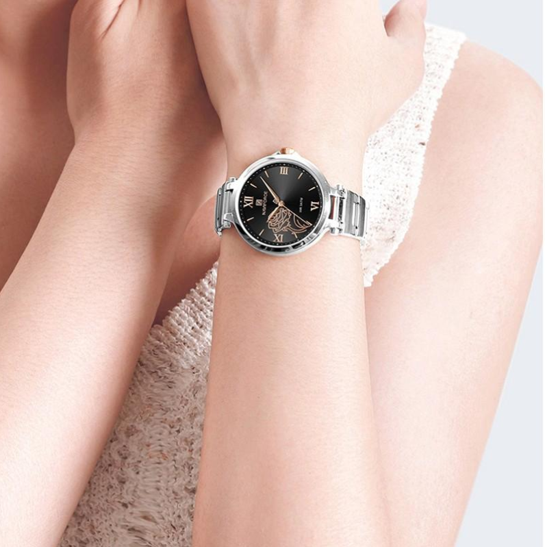 NAVIFORCE 5060 Women’s Luxury Watch with Japanese Movement.