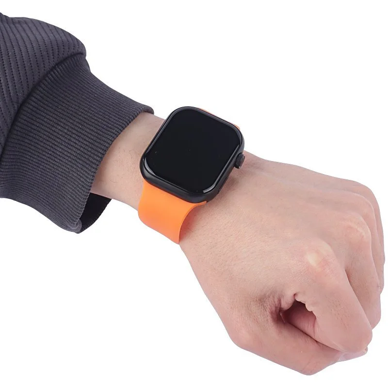 KW27 Max Series 10 Smartwatch – Elegant Black, Stylish Bracelet Design with 5 + 1 Interchangeable Straps, HD Display, Advanced Health & Fitness Tracking, Long Battery Life & Magnetic Charging