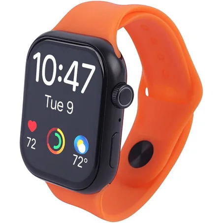 KW27 Max Series 10 Smartwatch – Elegant Black, Stylish Bracelet Design with 5 + 1 Interchangeable Straps, HD Display, Advanced Health & Fitness Tracking, Long Battery Life & Magnetic Charging