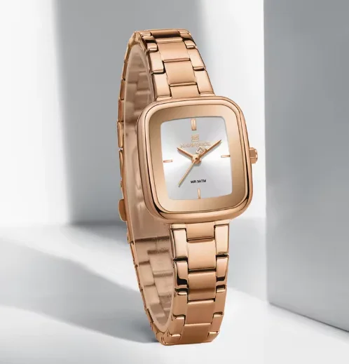 New NAVIFORCE NF5075 Woman Quartz Watch Waterproof High Quality Ladies