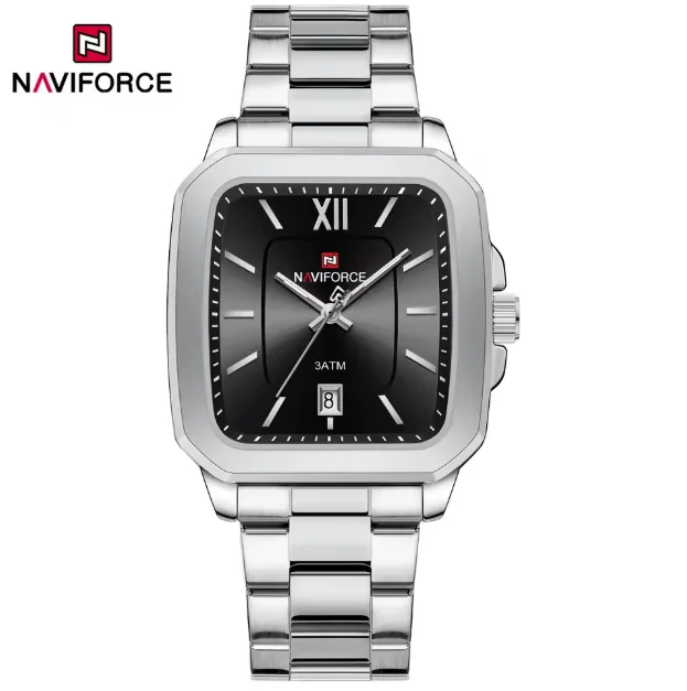silver black