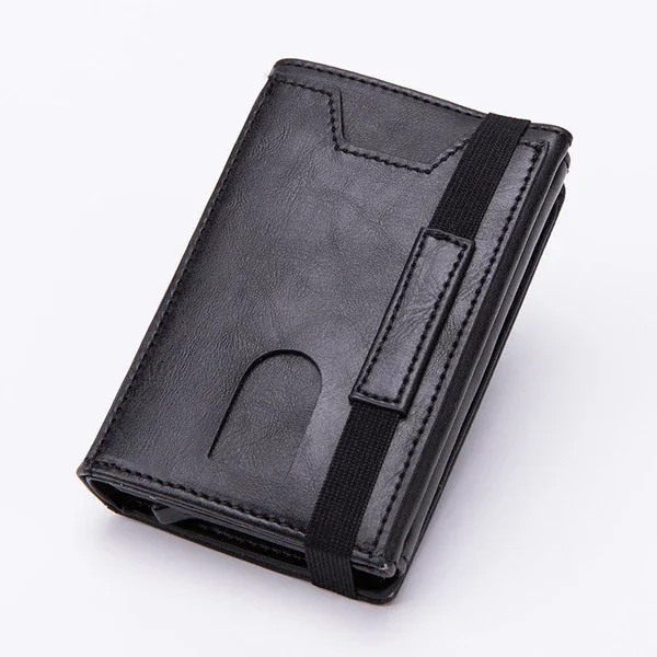 Portefeuille de luxe en cuir RFID