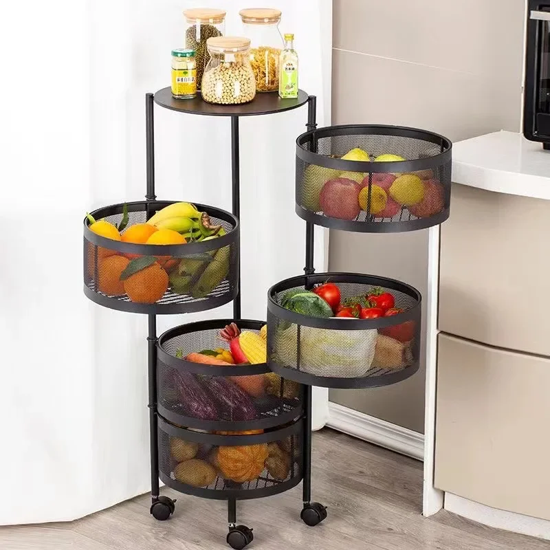 4-Tier Fruit and Vegetable Storage Wall