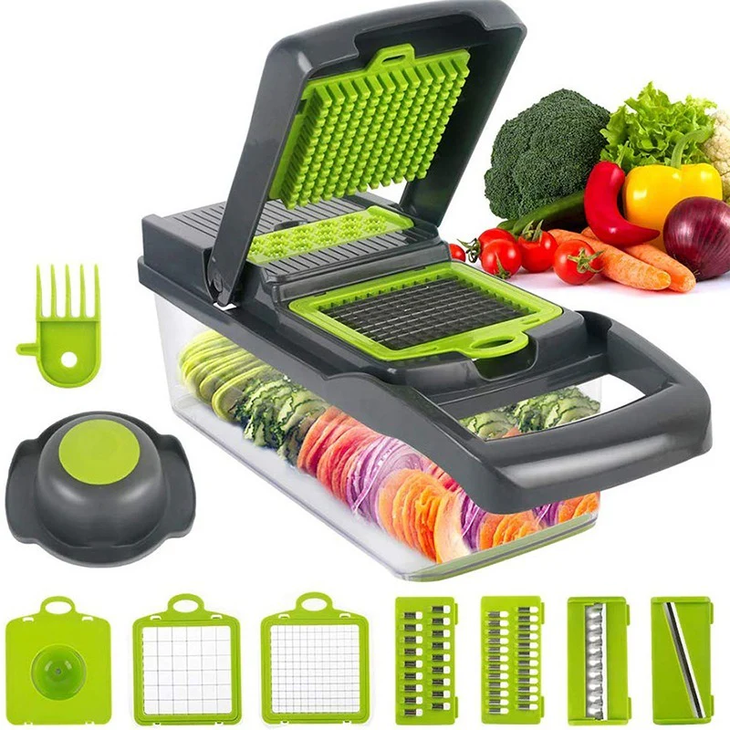 14-in-1 Kitchen Multifunctional Vegetable Food Slicer Chopper Cutter