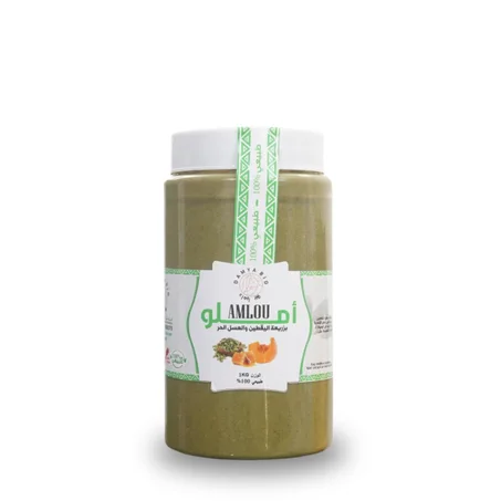 1 كلغ أملو بالزريعة اليقضين والعسل الحر