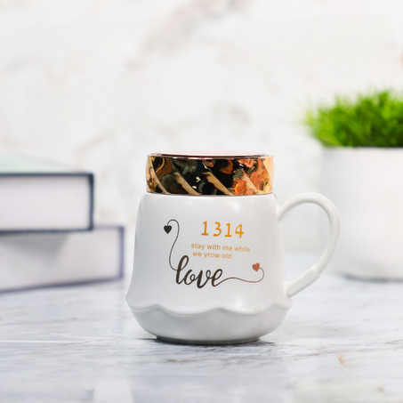 Tasse À Café En Céramique 400ml - Blanc