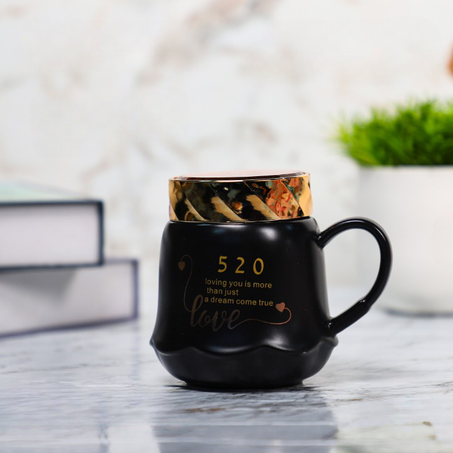 Tasse À Café En Céramique 400ml - Noir