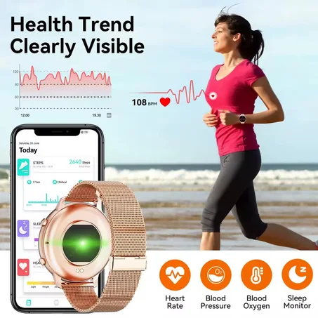 ساعة ذكية أنيقة للنساء