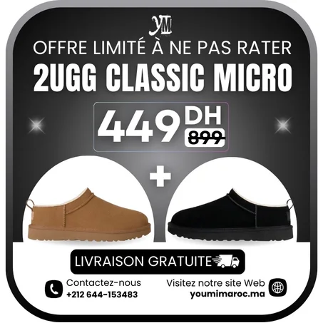 Pack 2 UGG Classic Micro