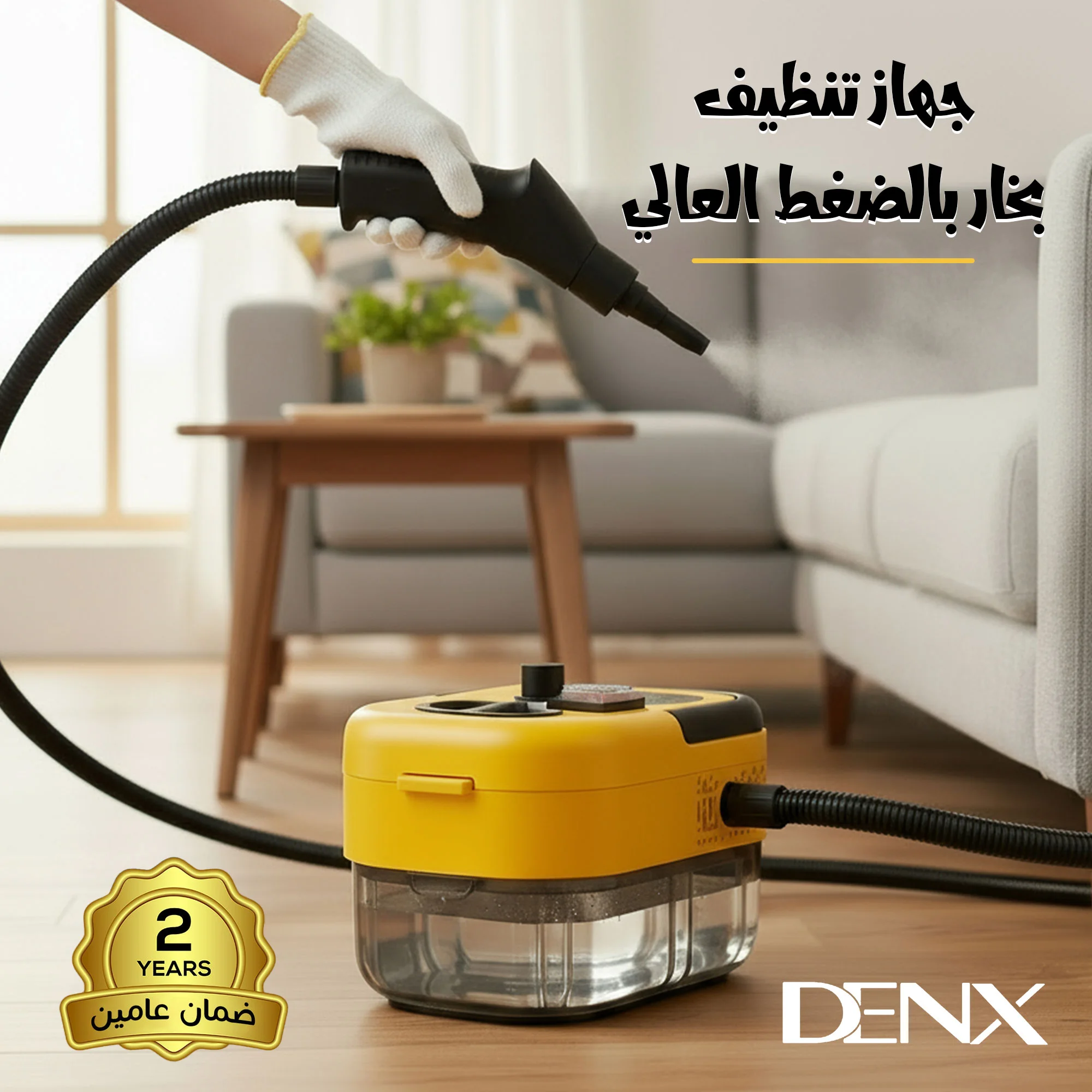 جهاز تنظيف بخار بالضغط العالي من دينكس بضمان عامين