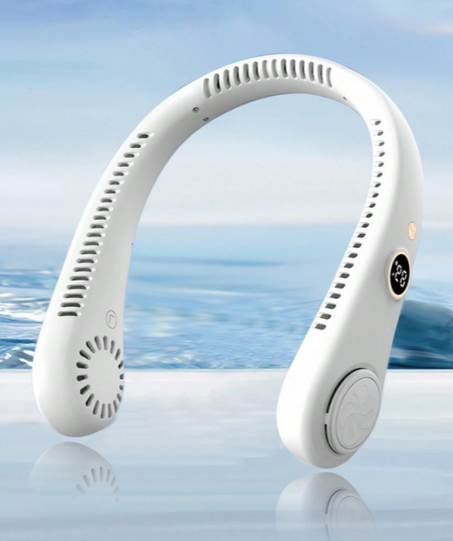 المروحة القابلة للارتداء: وداعًا للتعرّق والإرهاق!