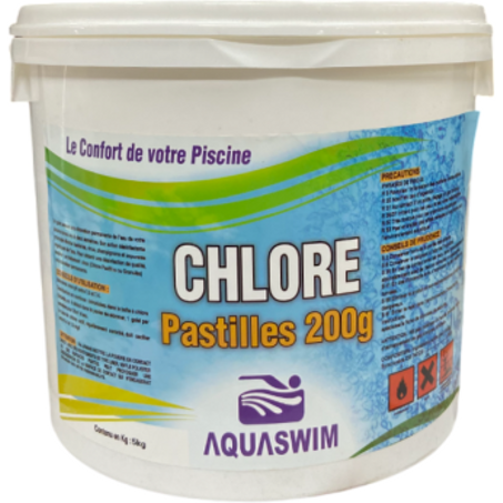 CHLORE EN PASTILLES 5 KG