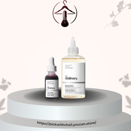 Pack Peau Neuve – The Ordinary Exfoliation Duo