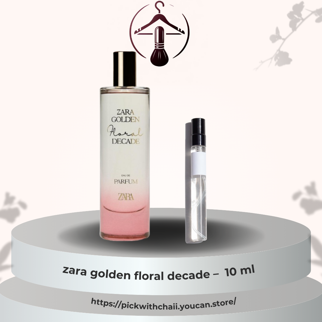 Zara Golden Floral Decade – Décant 10 ml