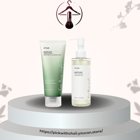 Pack Double Nettoyage – ANUA Heartleaf