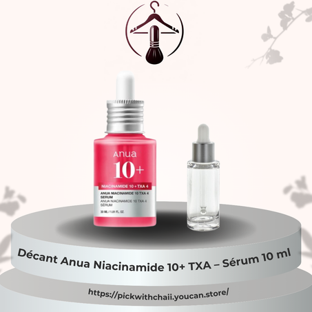 Décant Anua Niacinamide 10+ TXA – Sérum 10 ml