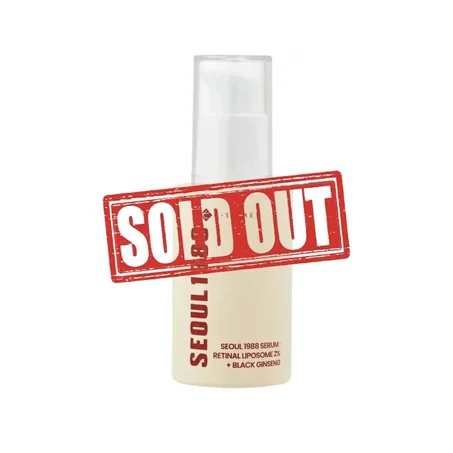 KSECRET - SEOUL 1988 Serum - Sérum Retinal Liposome 2% + Black Ginseng - Sérum anti-âge rétinol et ginseng