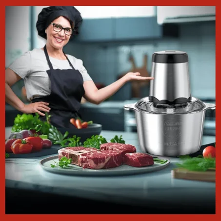 مفرمة اللحم و قطاعة الخضار 3 لتر