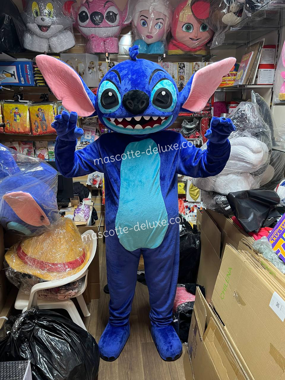 HIGH QUALITY stitch Mascot Costume cosplay botarga halloween cartoon