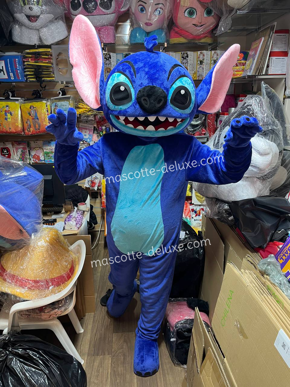HIGH QUALITY stitch Mascot Costume cosplay botarga halloween cartoon