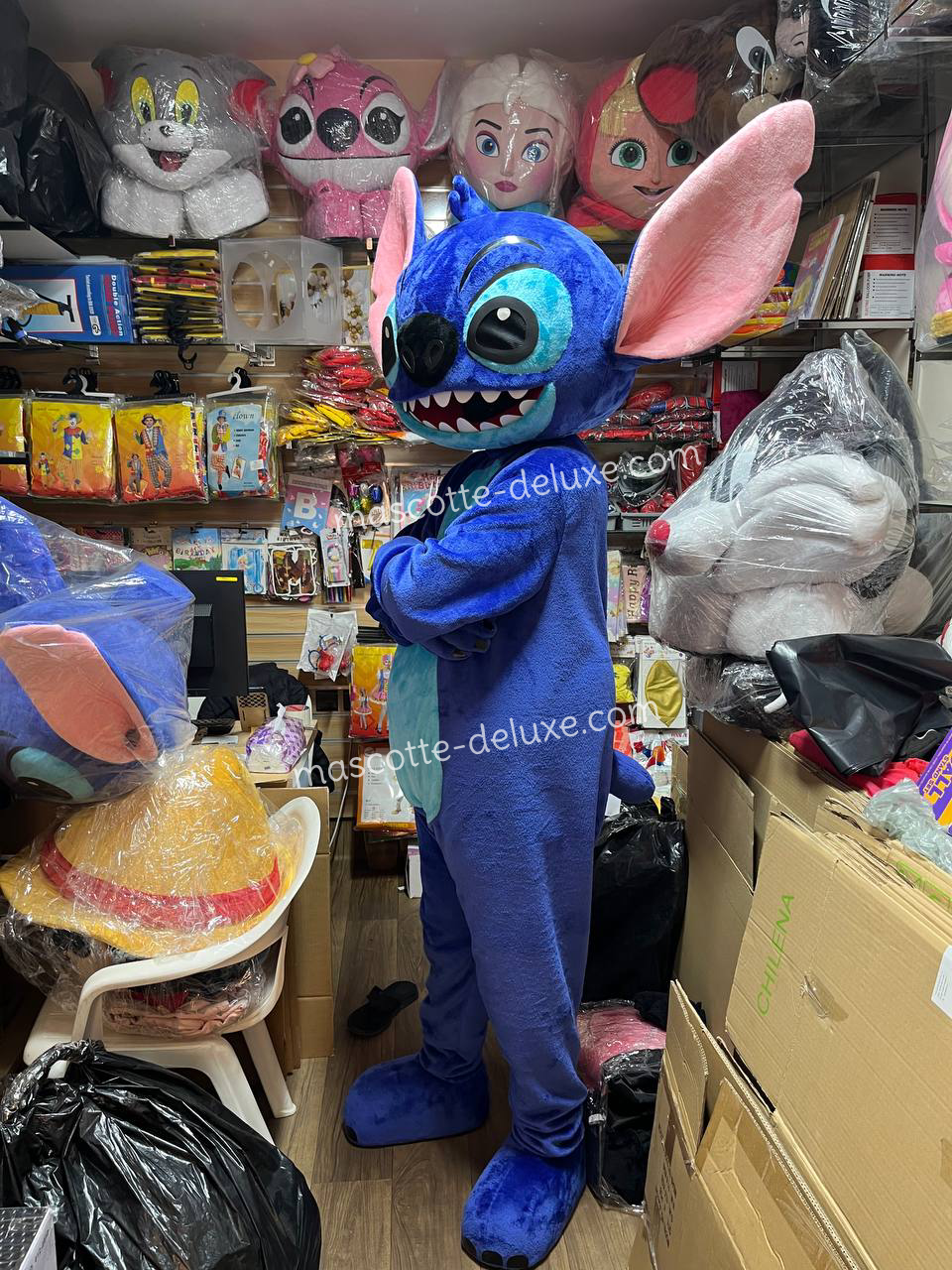 HIGH QUALITY stitch Mascot Costume cosplay botarga halloween cartoon