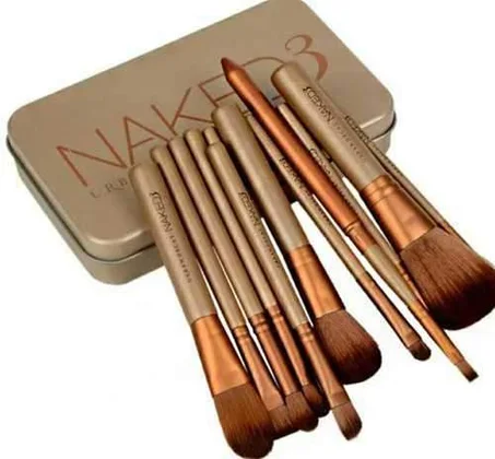NAKED 3 مجموعة من 12 فرشاة احترافية