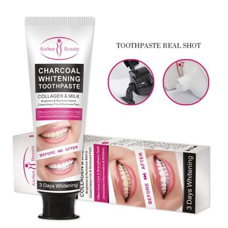 charcoal whitening toothpaste- معجون أسنان وتبيض بالفحم