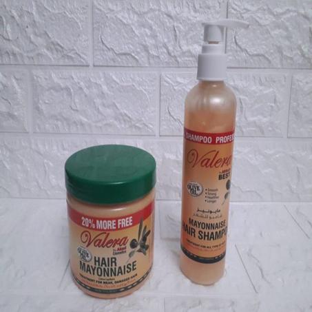 shampoo Valira pro 250 ml + Hair Mayonnaise de cheuveux 521 ml  u.a.e صنع امارتي