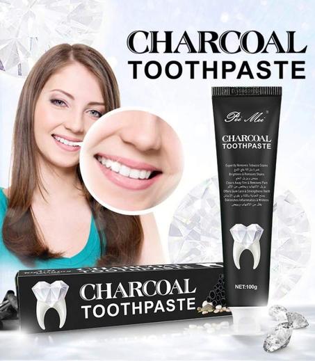 Nature Bamboo Activated Charcoal Toothpaste Teeth Whitening Removes Stains Black Toothpaste Oral Hygiene 100g