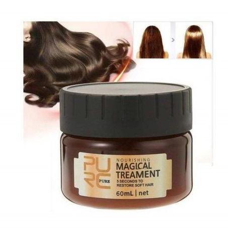 Magical keratin Hair Treatment Mask Réparation de racine de cheveux nourrissante 60 ml.