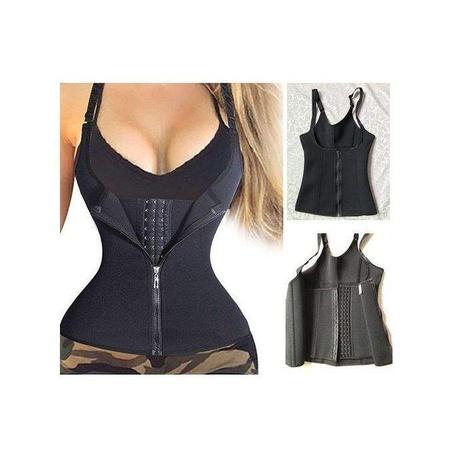 Adjustable Shoulder Strap Body Waist Cincher Vest حزام شد البطن