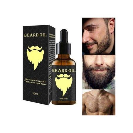 Beard Oil زيوت لزراعة اللحية الطبيعية, زيت اللحية لنمو شعر اللحية - زيت الخروع ينمو لحية طبيعية