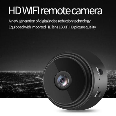 Mini Caméra  Sans Fil Wifi HD 1080P Caméra De Sécurité Vision Nocturne Détection de Mouvement
