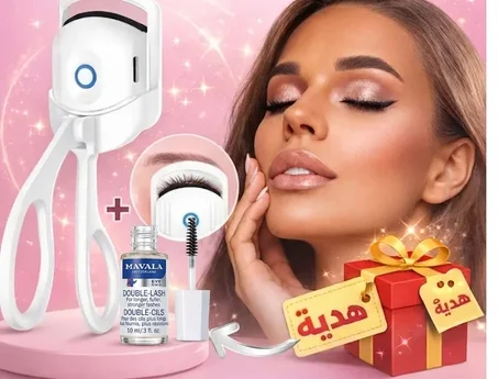 نظرة ساحرة ورموش كتهبل في ثواني! ✨ مقوس الرموش الحراري + سيروم "Mavala" الأصلي هدية لتطويل وتكثيف رموشك.