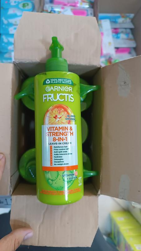 Garnier Fructis Smooth & Shine 8 in 1 Crème sans rinçage 400L